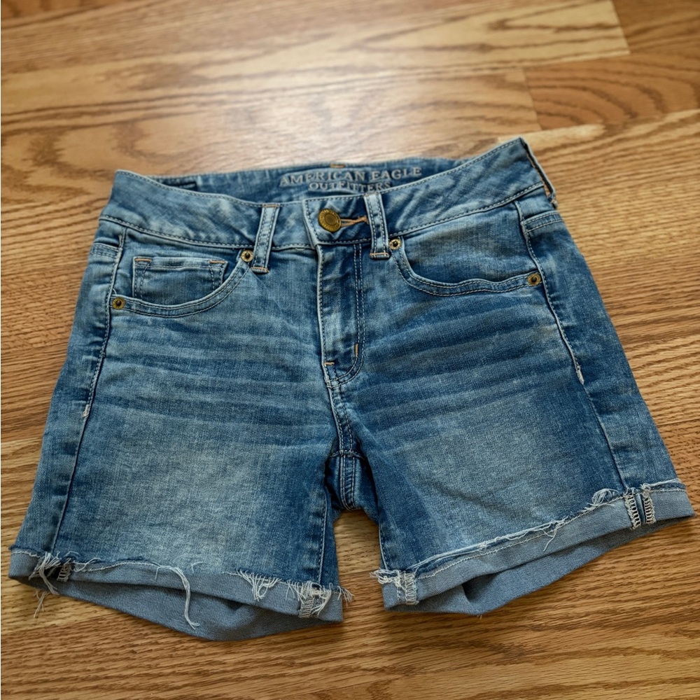 American Eagle Outfitters Blue Jean Shorts Classic Style